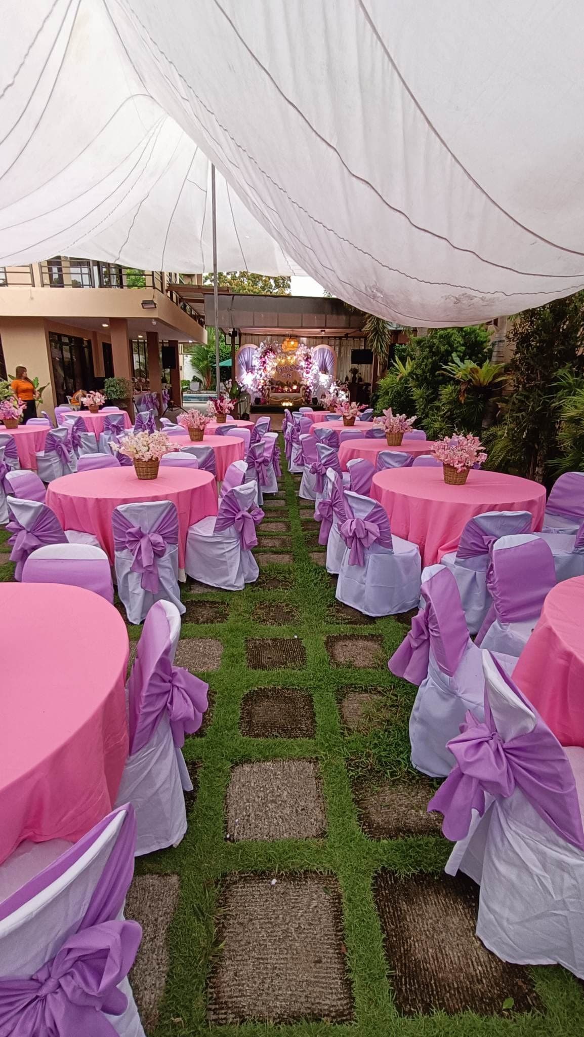 Party venue setup
