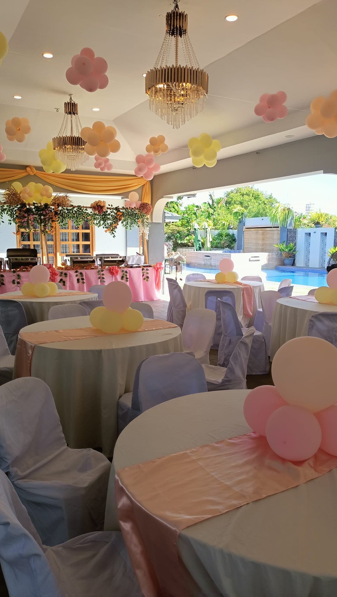 Evening event lighting